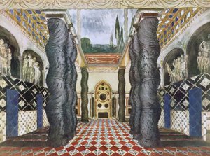 Scenografia per il Palazzo Imperiale, da Il martire di San Sebastiano, c.1911-22 da Leon Bakst